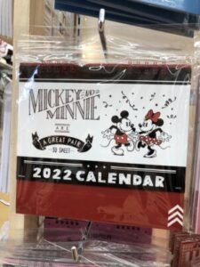 ミッキーの卓上カレンダー