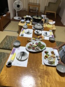 レイセニット城崎の食事夕食