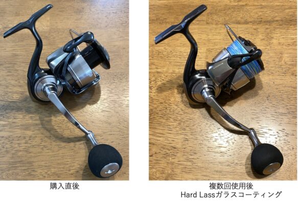 ハドラスガラスコーティング比較